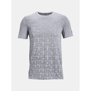 Under Armour Men's T-Shirt Seamless Wordmark SS Grey, SM