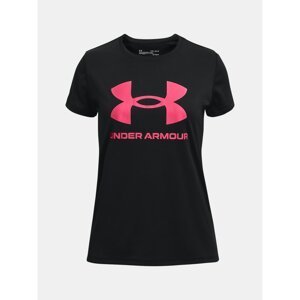 Under Armour T-shirt Tech Sportstyle BL SS-BLK - Girls