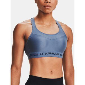 Under Armour Sports Bra High Crossback Bra-BLU - Women's