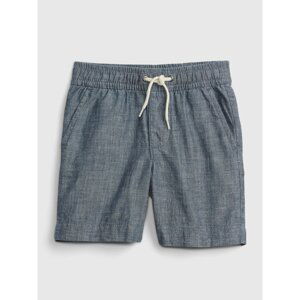 GAP Dětské kraťasy chambray pull-on shorts