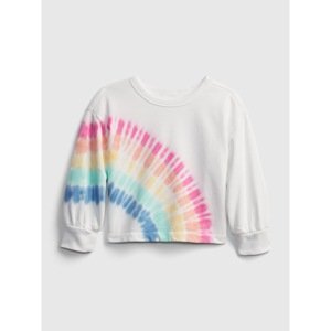 GAP Children's Sweatshirt Rainbow Tie Dy - Girls