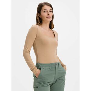 GAP Tričko organic cotton squareneck bodysuit