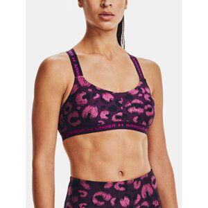 Under Armour Bra UA Crossback Low Print-PPL - Women's