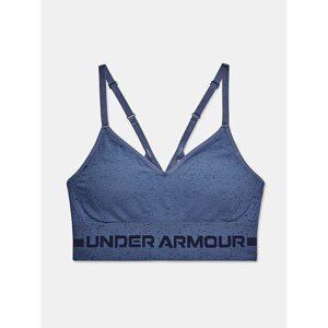 Under Armour Podprsenka UA Seamless Low Long Htr Bra-BLU