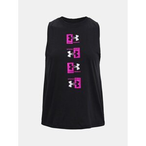 Dámské tílko Under Armour  Live UA Repeat Muscle Tank-BLK XS