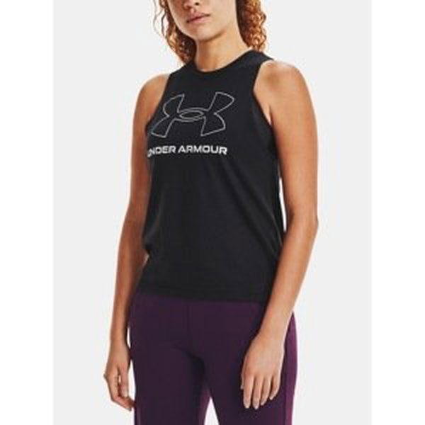 Under Armour Tank Top Live Sportstyle Graphic Tank-BLK - Women