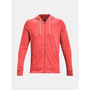 Under Armour Sweatshirt UA RIVAL TERRY FZ HD-RED - Men's