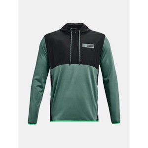 Under Armour Sweatshirt UA AF STORM 1/2 ZIP HOODIE-BLK - Mens