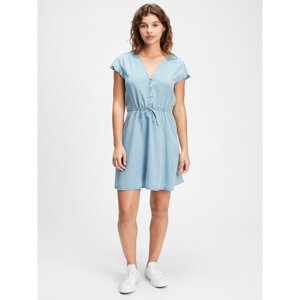 GAP Šaty v-ss fltr slv dress