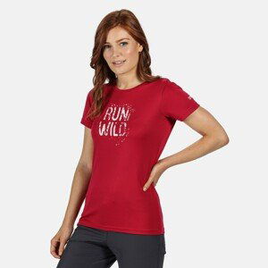 Regatta T-shirt Womens Fingal V Dark Cerise - Women's