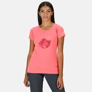 Regatta T-shirt Womens Breezed Neon Pink - Women