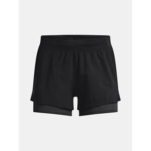 Under Armour Shorts UA IsoChill Run 2N1 Short-BLK - Women