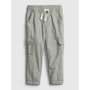 GAP Dětské kalhoty linen cargo jg