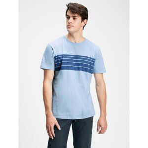 GAP Tričko v-evd crew chest stripe print