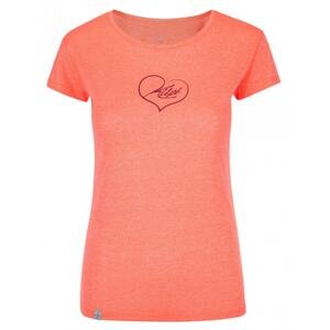 Women's functional T-shirt KILPI GAROVE-W coral