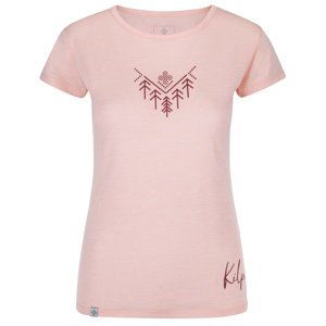 Women's functional T-shirt Kilpi GAROVE-W light pink