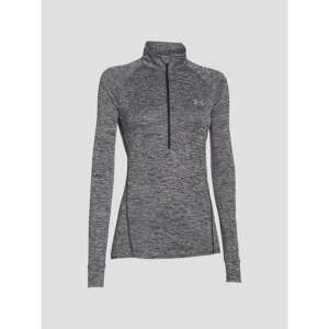 Tričko Under Armour Tech 1/2 Zip - Twist-BLK/BLK/MSV