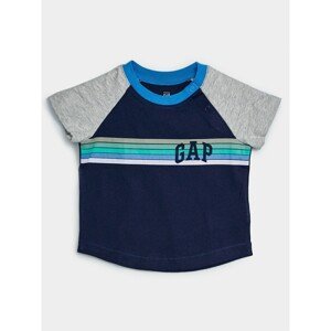 Baby tričko GAP Logo arch raglan tee