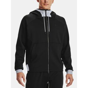 Under Armour Sweatshirt UA Recover Ponte FZ Hoodie-BLK - Men's