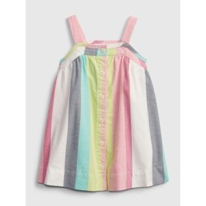 GAP Baby šaty stripe button dress