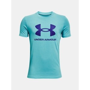 Tričko Under Armour Sportstyle Logo SS-BLU