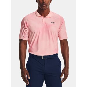 Under Armour T-shirt UA Iso-Chill Afterburn Polo-PNK - Men's
