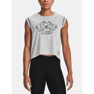 Under Armour T-shirt UA Give Pace A Chance SS-GRY - Women's