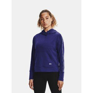 Under Armour Sweatshirt UA Rival Terry Taped Hoodie-BLU - Women's