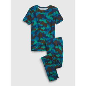 GAP Dětské pyžamo organic cotton shark camo print pj set