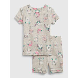 GAP Dětské pyžamo 100% organic cotton critter graphic pj set