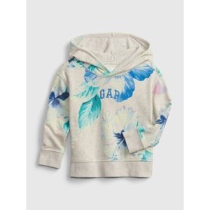 Dětská mikina GAP Logo floral hoodie
