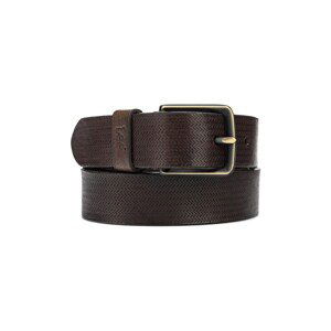 Lee Pásek Structure Belt Dark Brown