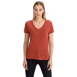 Lee T-shirt V Neck Tee Red Ochre - Women's