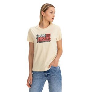 Lee T-shirt Crew Neck Tee Bleached Sand - Women's