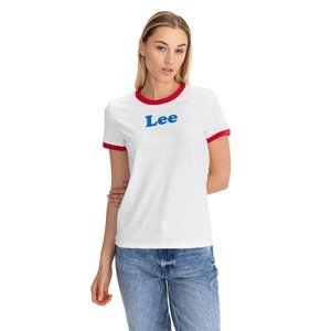 Lee T-shirt Ringer T Bright White - Women's