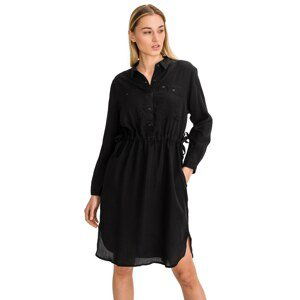 Lee Dress Worker Drapey Dress Black - Women's