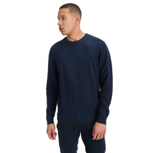 Lee Sweatshirt Basic Textured Crew Sky Captain - Mens