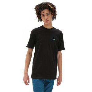 Vans Tričko Mn Left Chest Logo T Black/Waterfall