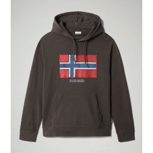 Napapijri Sweatshirt Birol H Dark Grey Solid - Mens