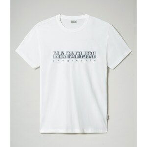Napapijri T-shirt Sallar Ss Bright White 002 - Men's