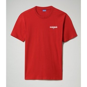 Napapijri T-shirt S-Ice Ss 1 Old Red 094 - Men's