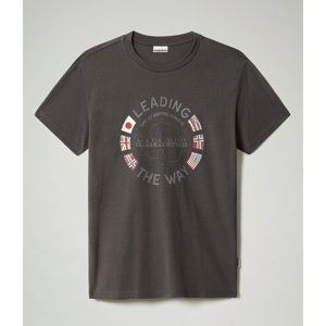 Napapijri T-shirt Salya Dark Grey Solid - Men's