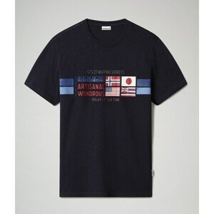 Napapijri T-shirt Silea Blu Marine - Men's