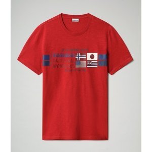 Napapijri T-shirt Silea Old Red 094 - Men's