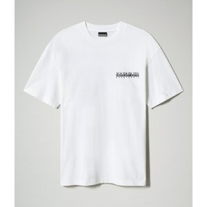 Napapijri T-shirt S-Haena Ss Bright White 002 - Men's