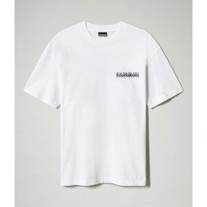 Napapijri T-shirt S-Haena Ss Bright White 002 - Men's