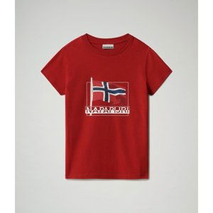 Napapijri T-shirt K Seji Ss Old Red 094 - Kids