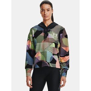 Under Armour Mikina Rival Terry Geo Print Hoodie-BLK