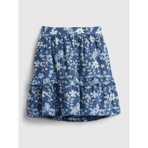 GAP Dětská sukně floral midi skirt