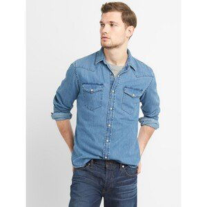 GAP Košile denim western shirt in slim fit